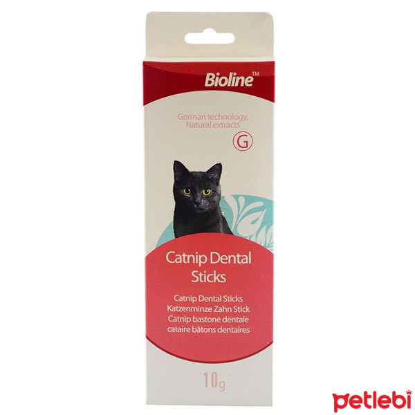 Bioline Tartar Önleyici Dental Kedi Ağız Bakım Çubukları (5 Parça