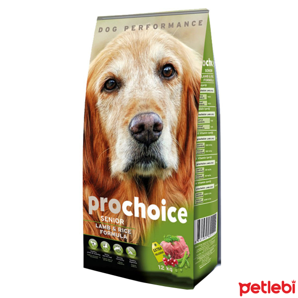 Pro Choice Senior Kuzulu ve Pirinçli Yaşlı Köpek Maması 12kg Satın Al